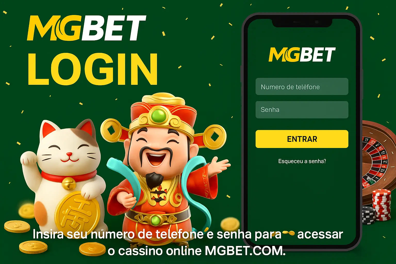 Login no Cassino MGBET.COM